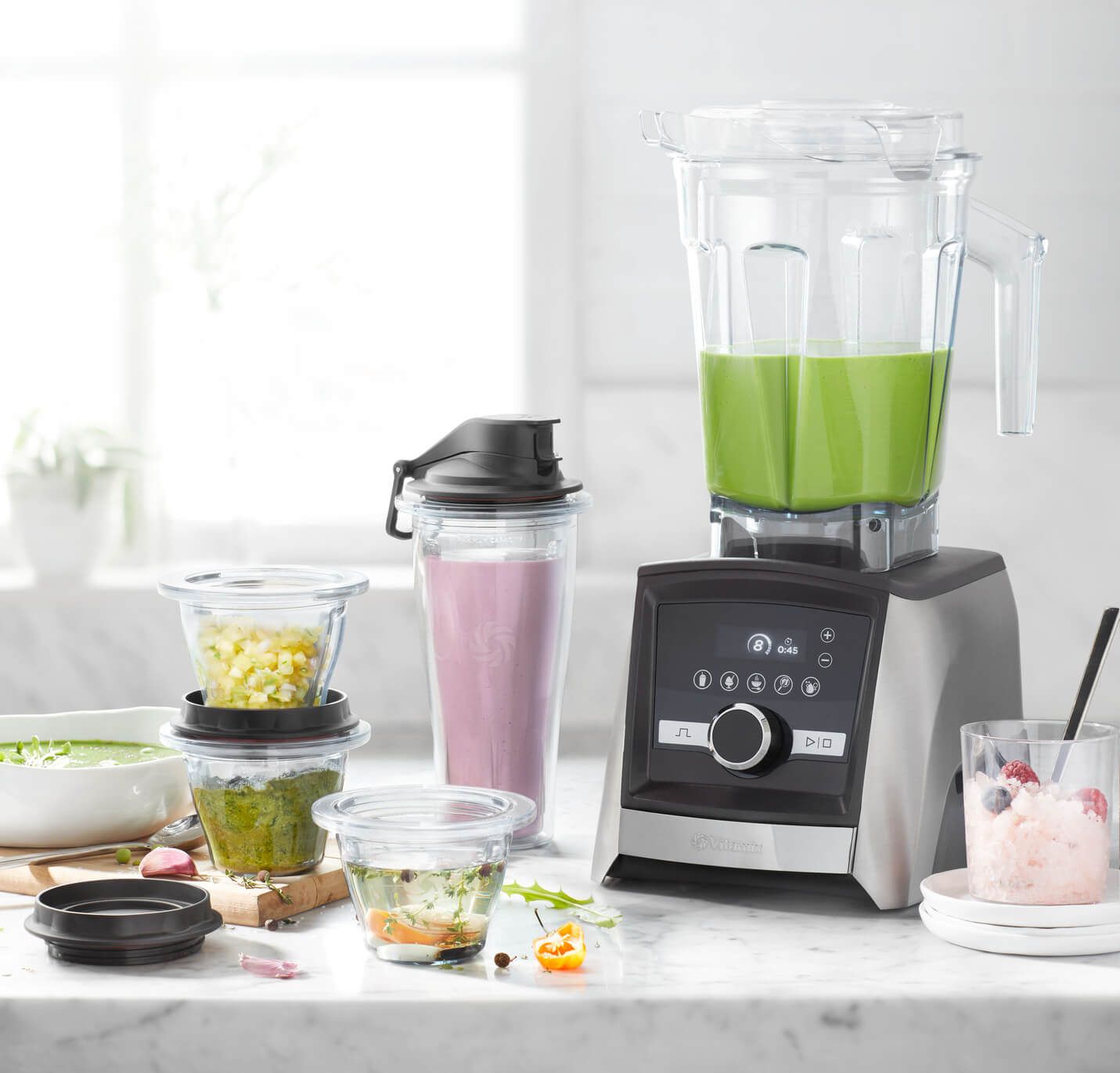 Multifunkční mixér Vitamix s bohatm příslušenstvím Multifunkční mixér Vitamix s bohatm příslušenstvím
