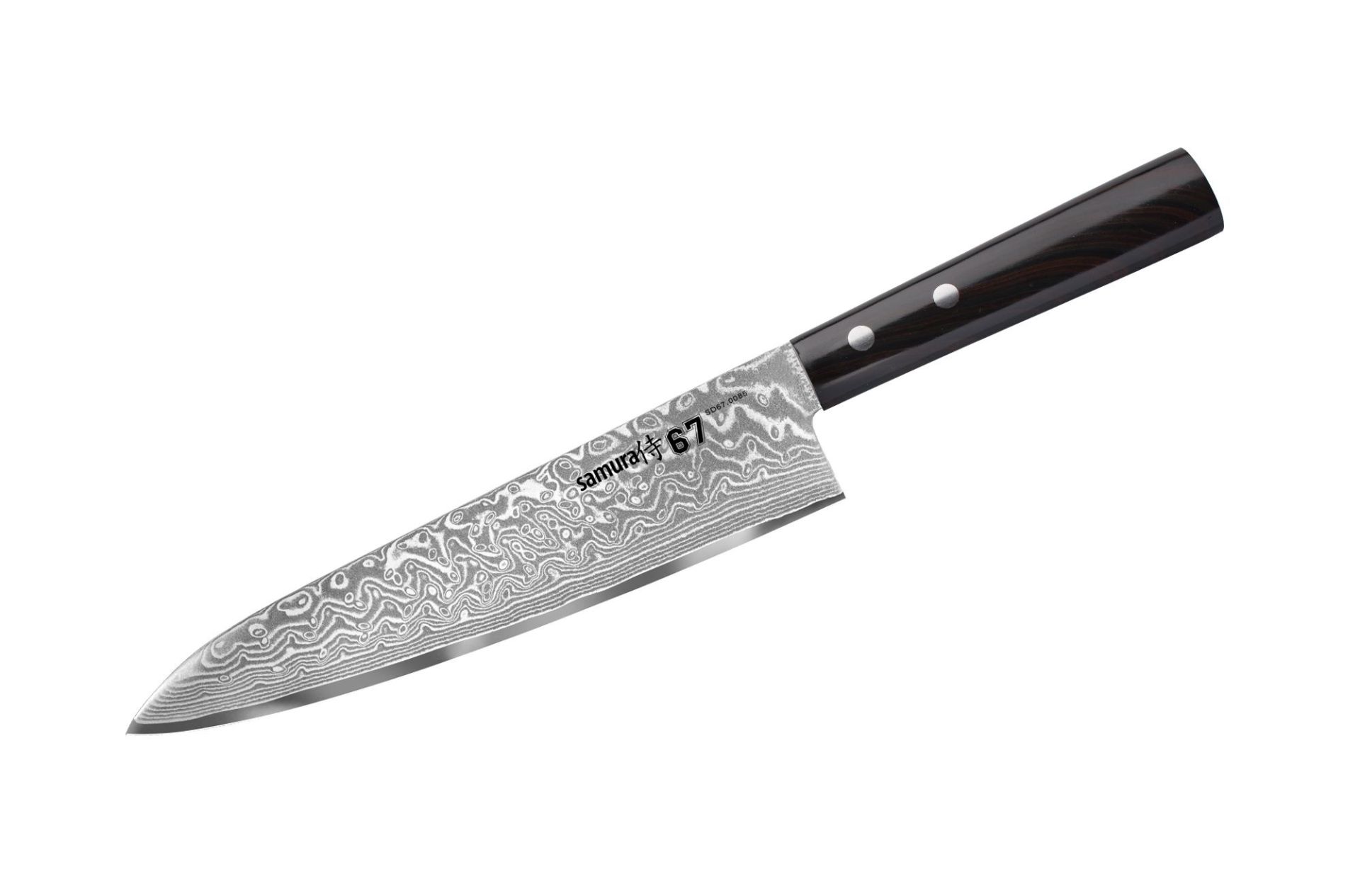Samura DAMASCUS 67 SD67-0085M Kuchyňský nůž evropský šéfkuchař 20,8 cm