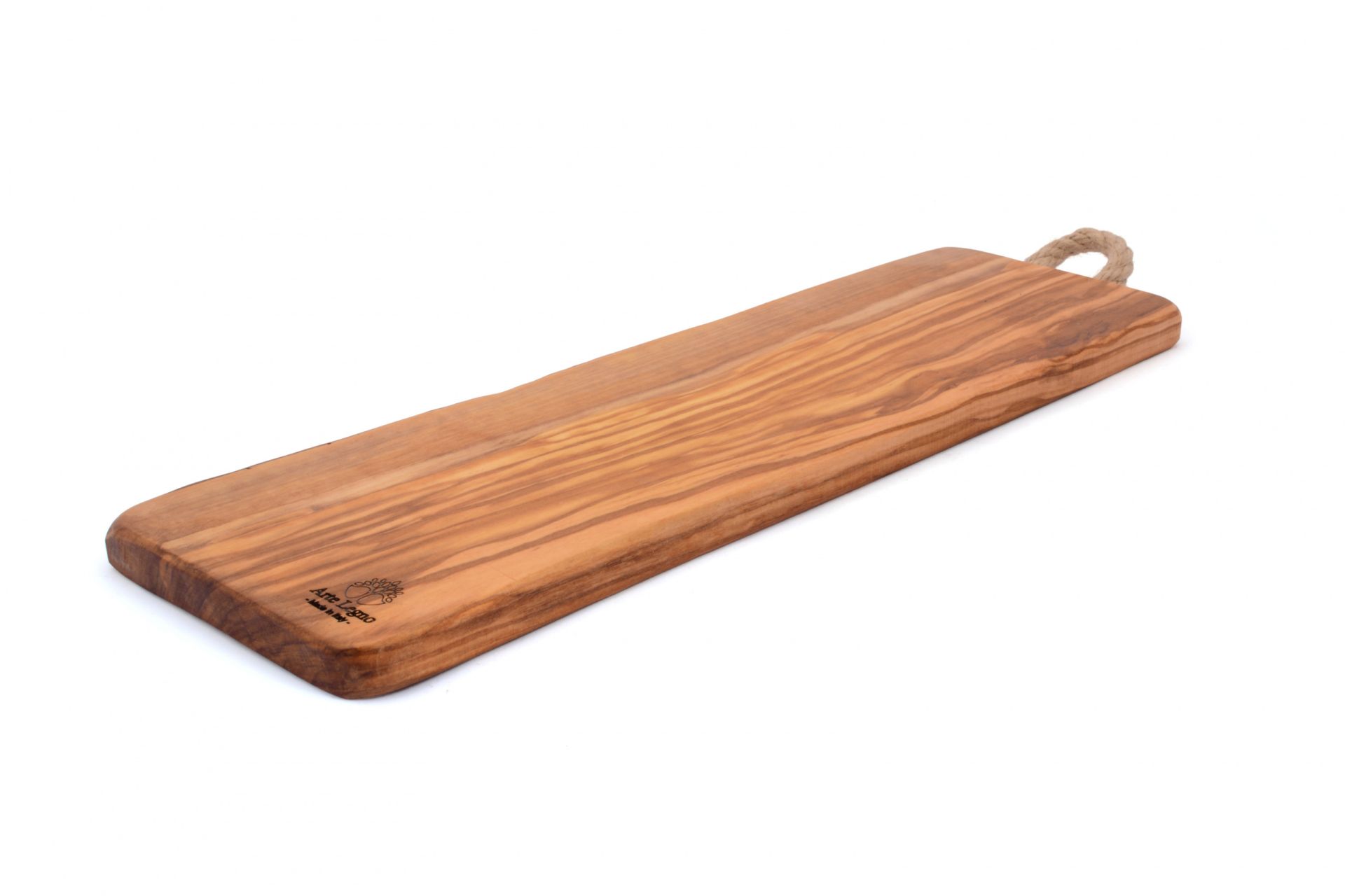 Arte Legno - obdelníkové prkénko s provazem 42x13x1,8 cm