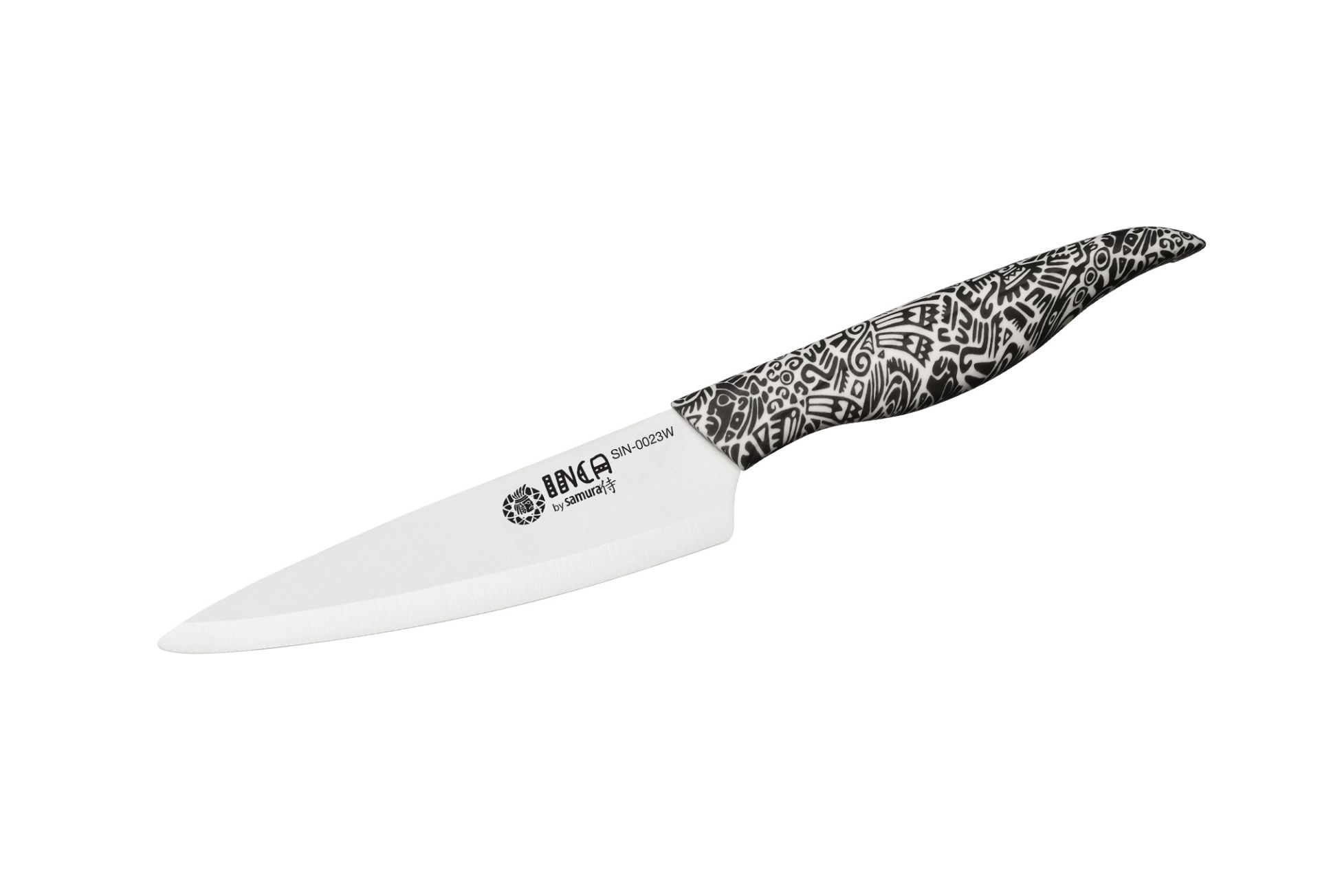 Samura INCA Univerzální keramický nůž 15,5 cm s čepelí z bílé zirkonie