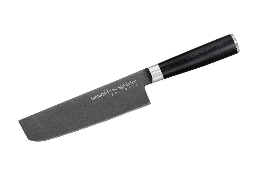 Samura MO-V Stonewash Nůž Nakiri 17 cm