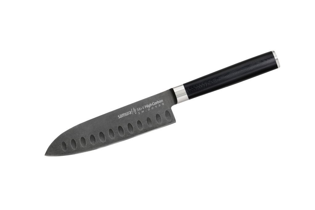 Samura MO-V Stonewash Nůž Santoku 14 cm