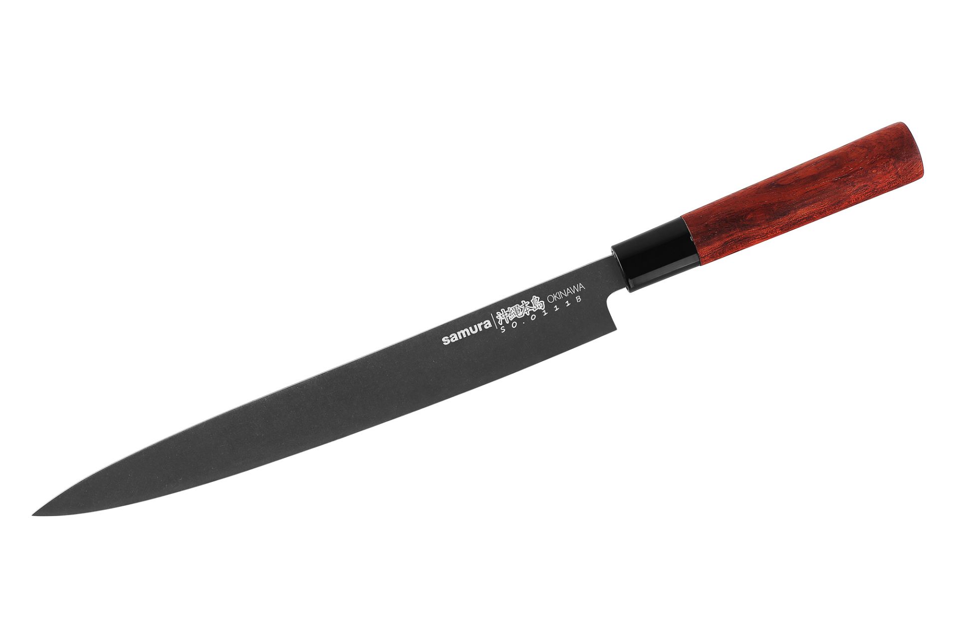 SAMURA - OKINAWA Nůž Stonewash Yanagiba 27cm