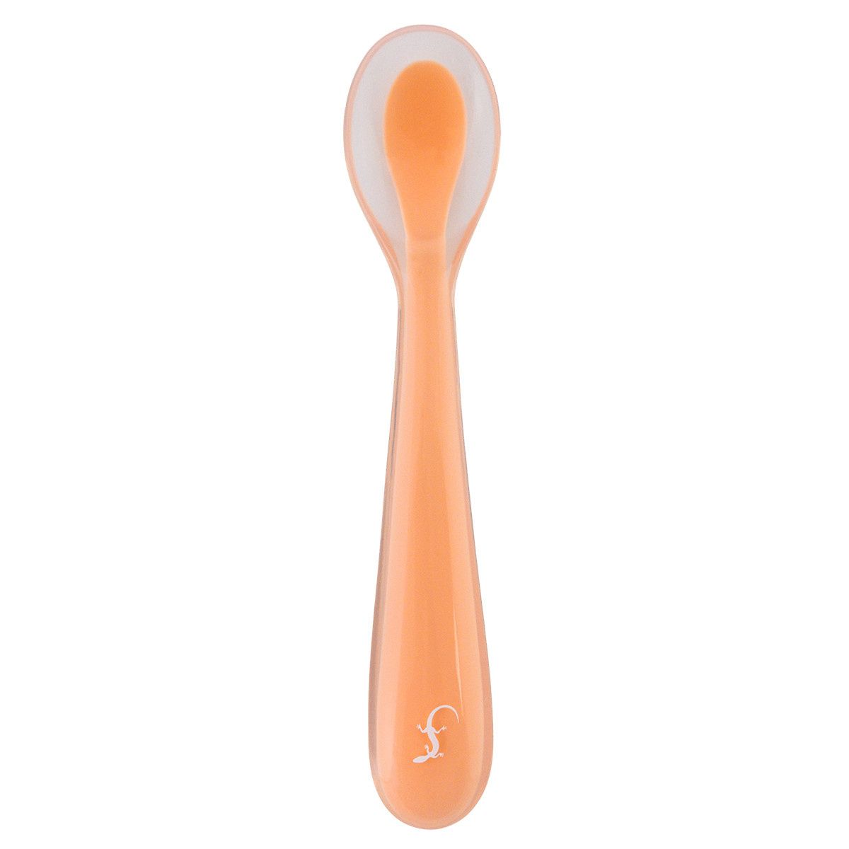 Lurch - dětská silikonová lžíce apricot