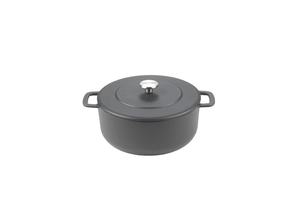 Combekk Original litinový hrnec 24 cm 4,2 l tmavě šedý
